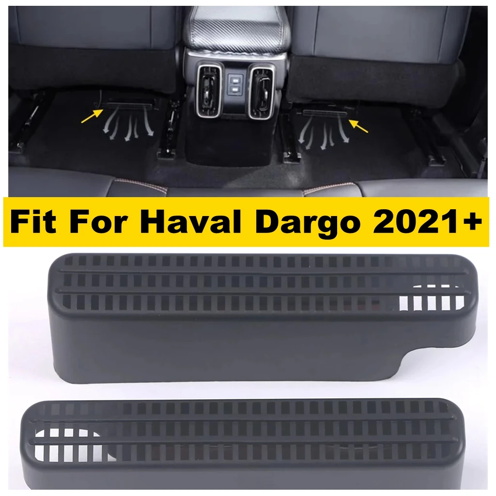 

Seat Under Car Rear Seat Air Conditioning Vent Outlet Cover Net Cover Trim Fit For Haval Dargo 2021 2022 Interior Accessories