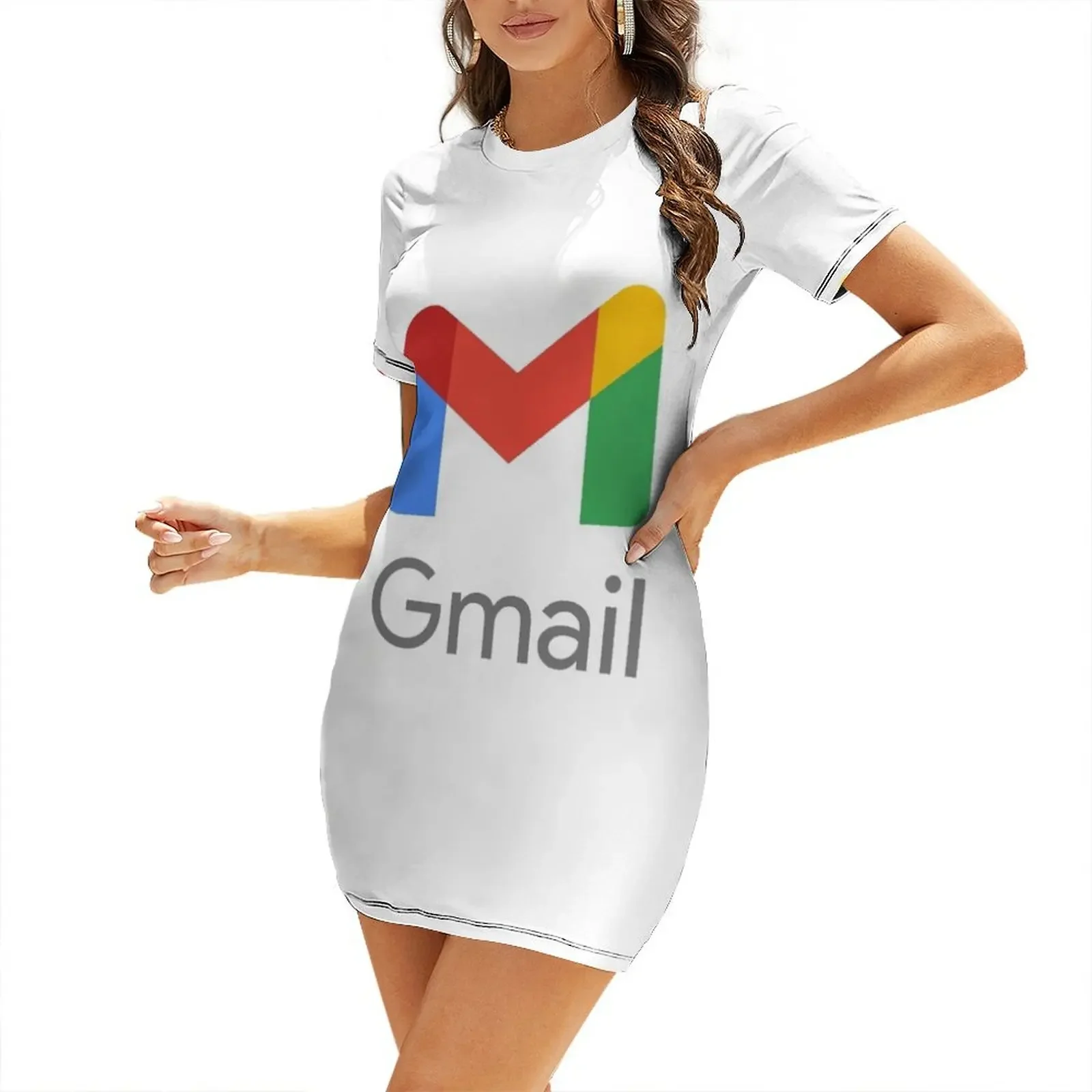 

Gmail (New Logo 2020) Short-Sleeved Dress dresses ladies 2025 summer Women's summer suit Cocktail of dresses Dress