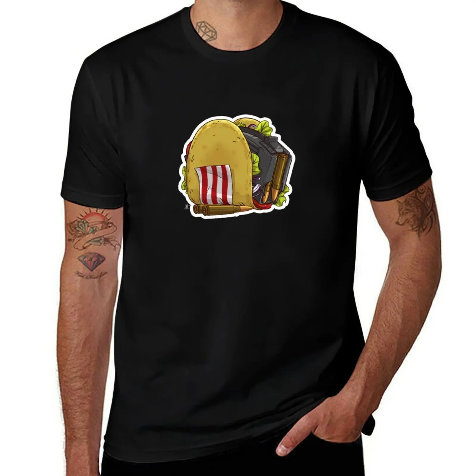 AK Taco T-Shirt Soft Stretch Short Sleeve Top