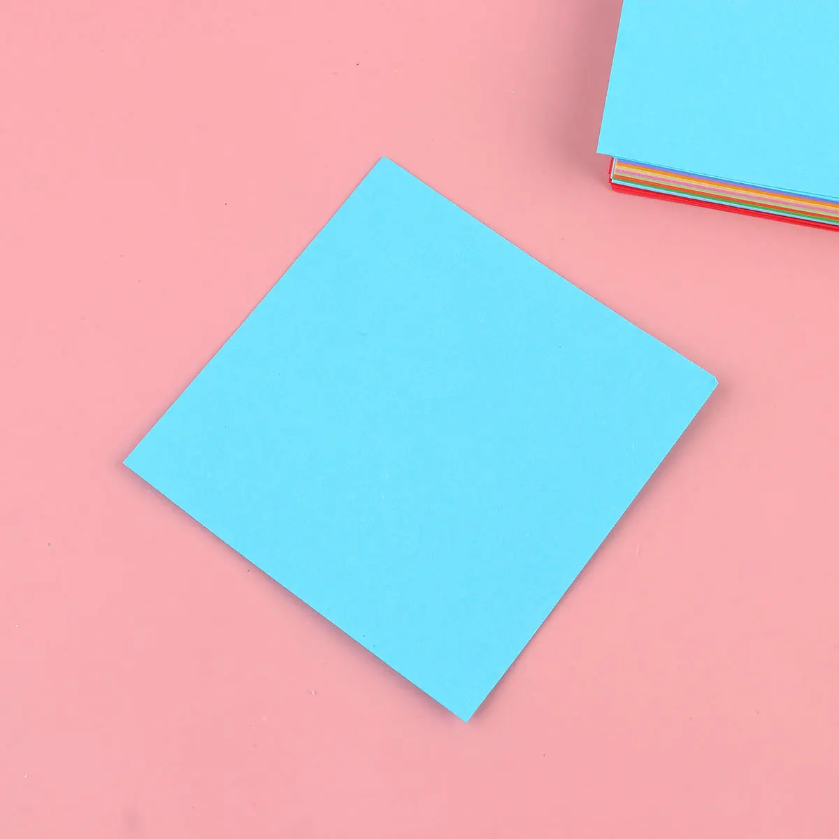 400 Uds papel de Origami colorido de doble cara 7x7cm 10x10cm 15x15cm 20x20cm cada tamaño 100 hojas para manualidades DIY proyectos de arte grúa