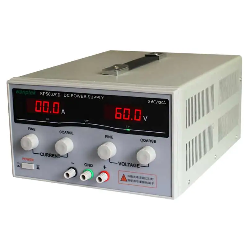 KPS6020D High Precision High Power Adjustable LED Display Switching DC Power Supply 220V 0-60V/0-20A For Laboratory and Teaching