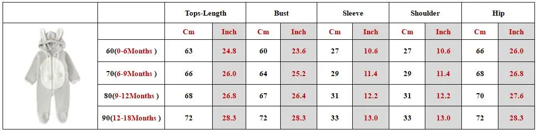 Baby Girl Romper Clothes Fleece Hooded Footies Long Sleeve Toddler Boy Jumpsuit Winter Overalls Newborn Infant Playsuit A659