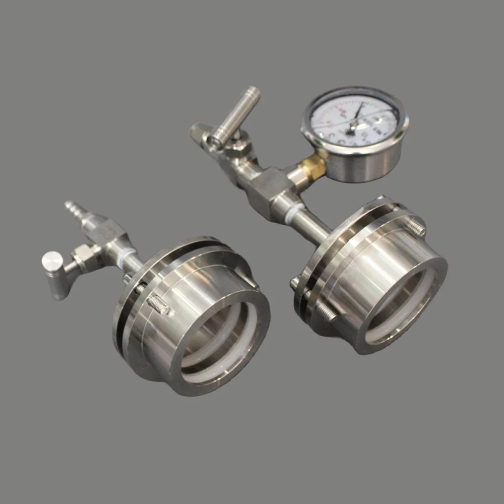 High Precision Corundum Tube Quartz Tube Vacuum Sealing Flange Kit Special Laboratory Electric Furnace Sealing for Lab Equipment