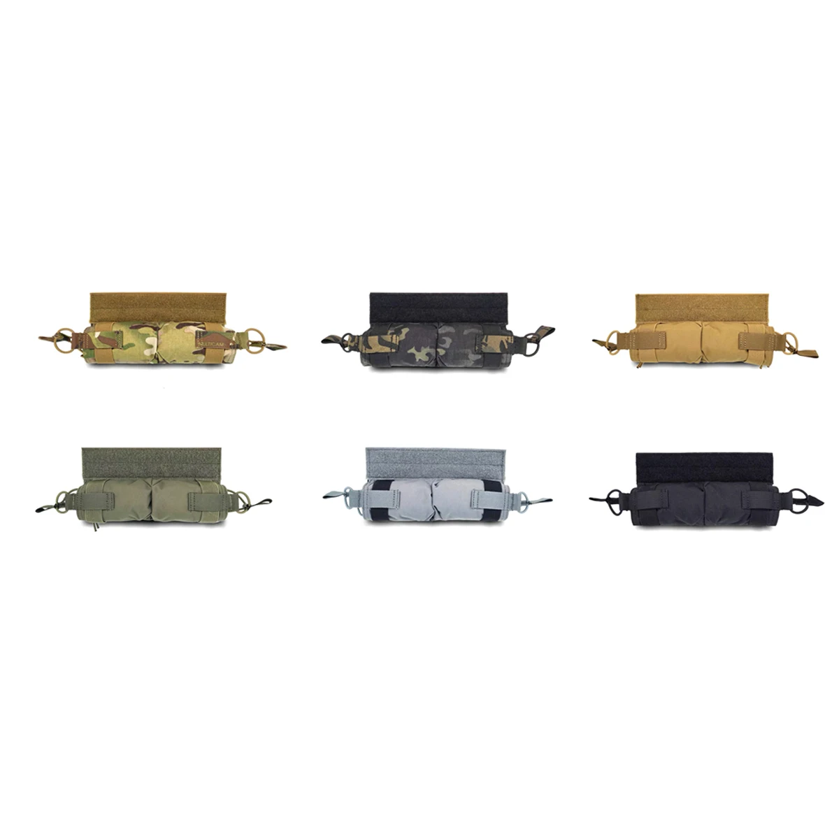 

New CP Side Pull Mag Pouch Tactical Vest Horizontal Dual Belly Pouch Hang Pouch Bag