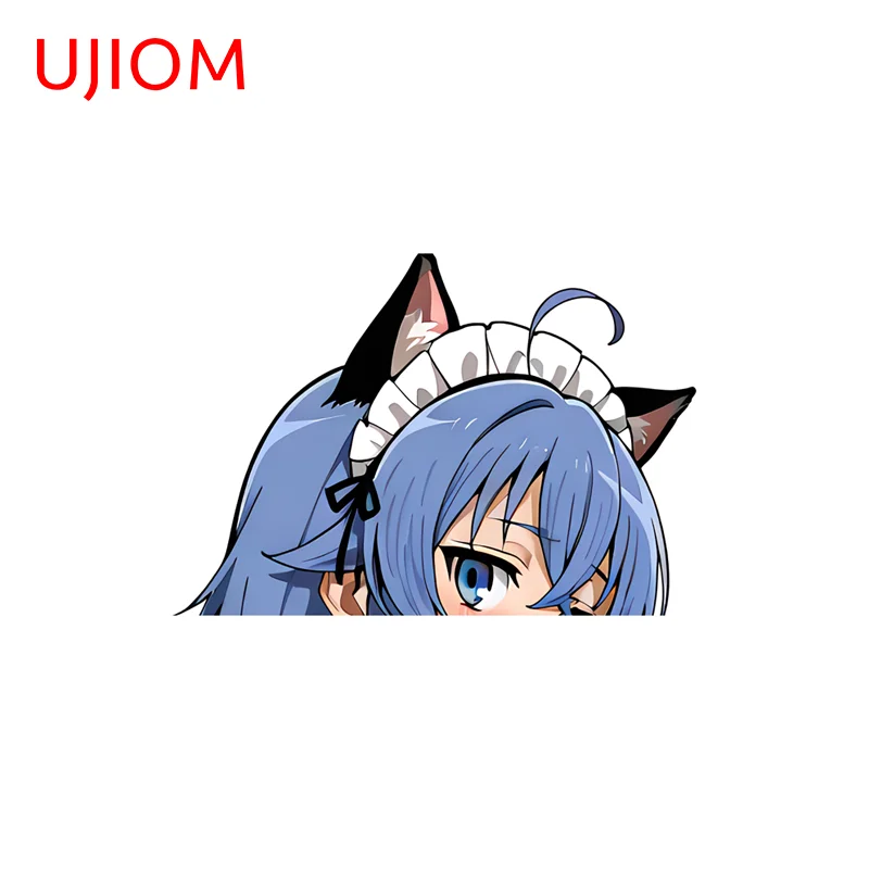 UJIOM Quiet Roxy Migurdia Wall Sticker Harmless Recoverable JDM Decal Exquisite Outline Drawing Living Space Wall Decoration