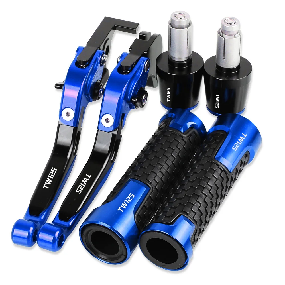 

For YAMAHA TW125 1999 2000 2001 2002 2003 2004 TW 125 Motorcycle Aluminum Brake Clutch Levers Handlebar Hand Grips ends