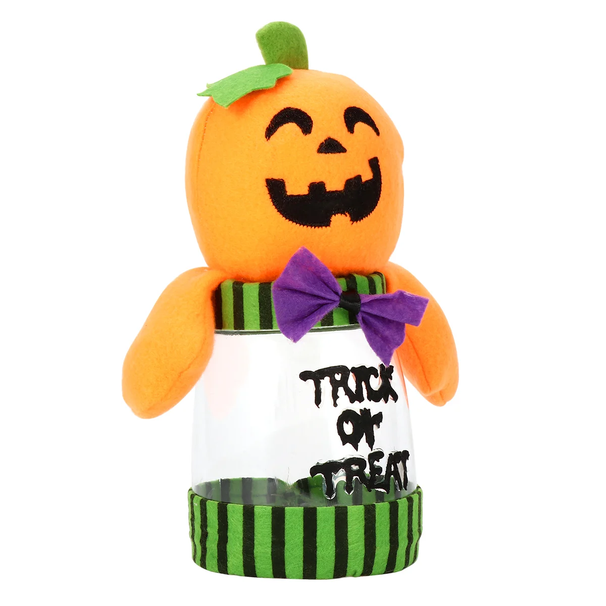 

Halloween Candy Jar Cookie Containers for Gift Giving Stand Bottle Plastic Child