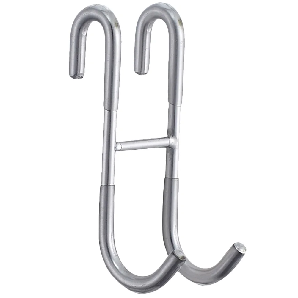

Bathroom S Hook Shower Door Hooks Towel Wall Frameless Stainless Steel Glass Metal Double Hooks Space Saving Storage