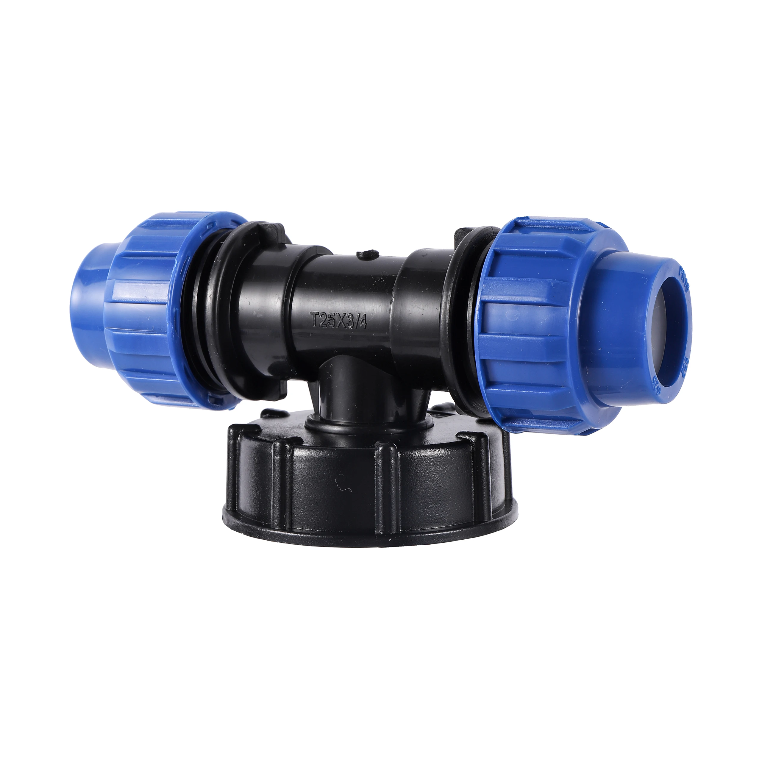 20/25/32mm Plastic PE Tube Tee Connector Water Splitter IBC Water Tank Reducing Tee Pipe T-Shape Joint Garden Irrigation Adapter