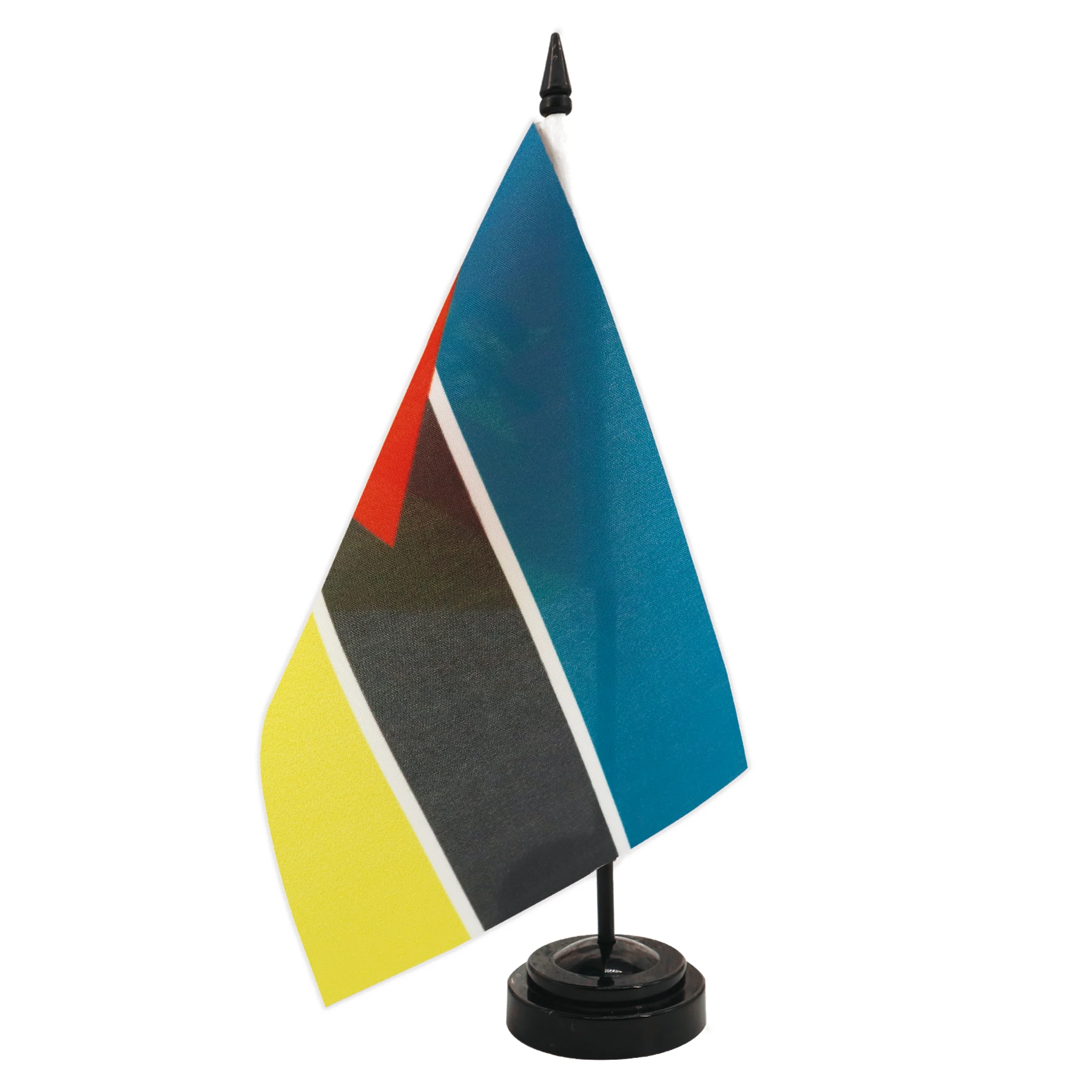 Mozambique Desk Flag 5.5x8.3inch Conference Negotiation Flag Product Display Office Top Desk Ornaments Flags