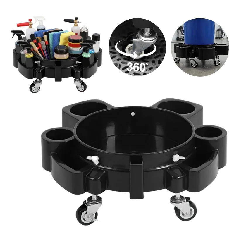 

Тележка-подставка для ведер на колесах: система для легкого перемещения ведер для мойки, полировки и вощения автомобилей