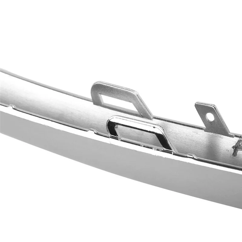 ABOK-المصد الأمامي السفلي الشفة لمرسيدس بنز W205 C180 C300 C200 C63AMG 2014-2018 كروم الشفاه المفسد #3