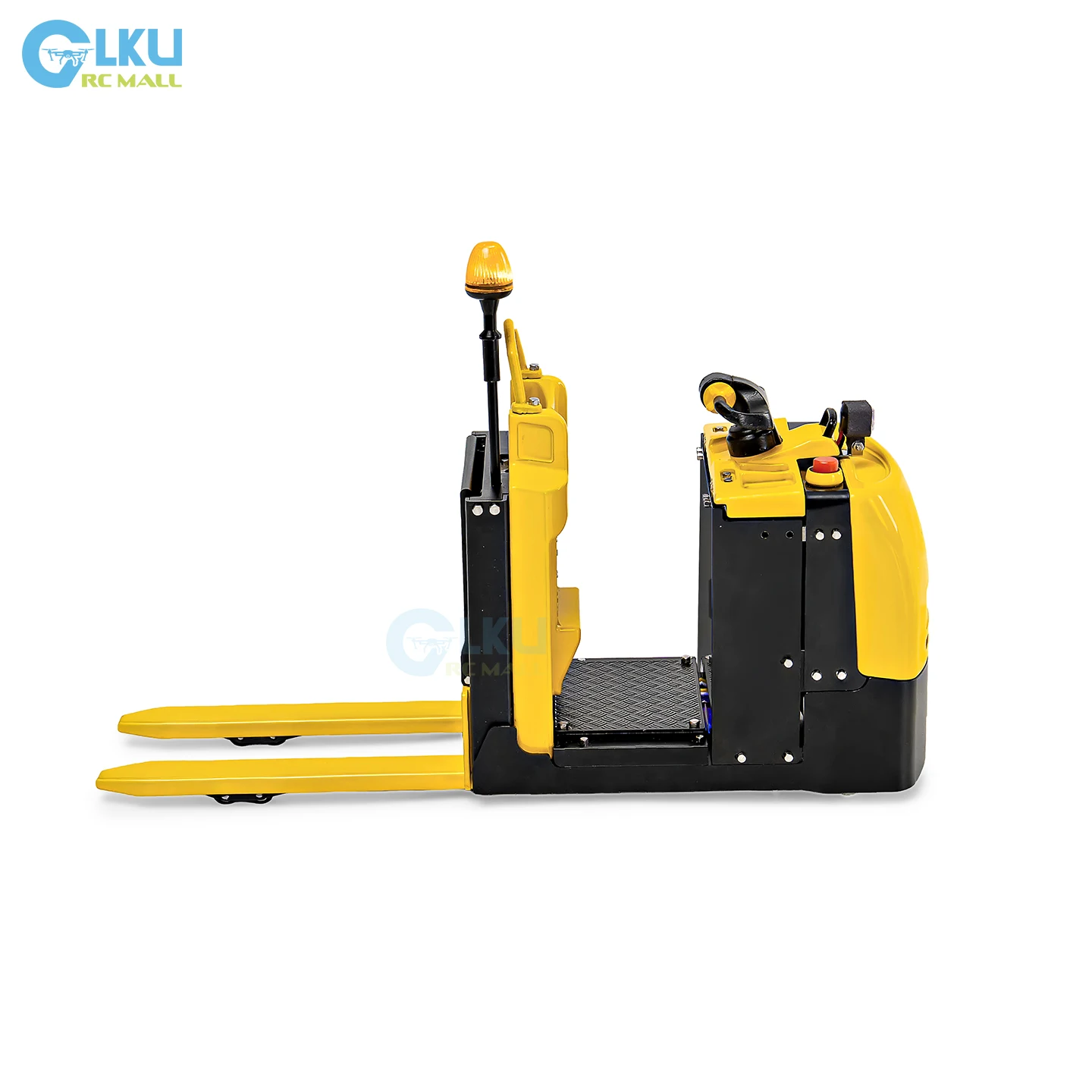 HT Metal 1/14 RC Electric Forklift MO55 RTR Remote Control Low-Position Picker Cart Model, Flysky Radio Battery Lighting and Sou