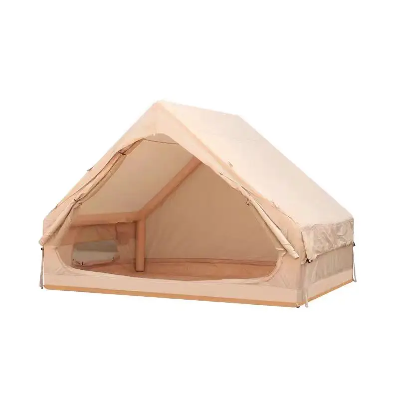 Inflatable Tent Pump Modern Glamping Tents 4-6 Person Easy Setup 4 Season Waterproof Outdoor Tent Luxury Glamping Tent 12 Mesh