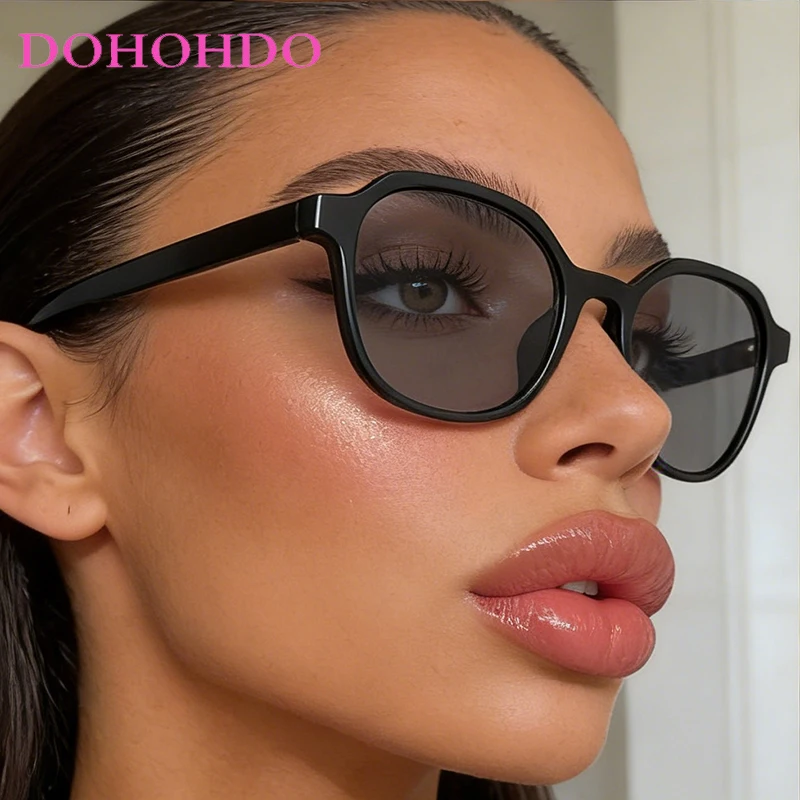 Moda praça óculos de sol feminino retro marca design tons novos condução viagem óculos de sol unisex uv400 óculos de sol feminino