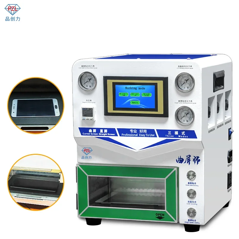 PL 993 High Quality Lcd Glass Replacement Machine Mobile Phone Laminating Machine For Curved Screen