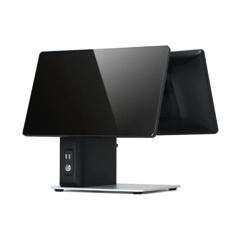 2026 China Hot Sale ST9200D Dual-Screen POS 15.6inch Main Guest Sync Touch Cash Register Terminal