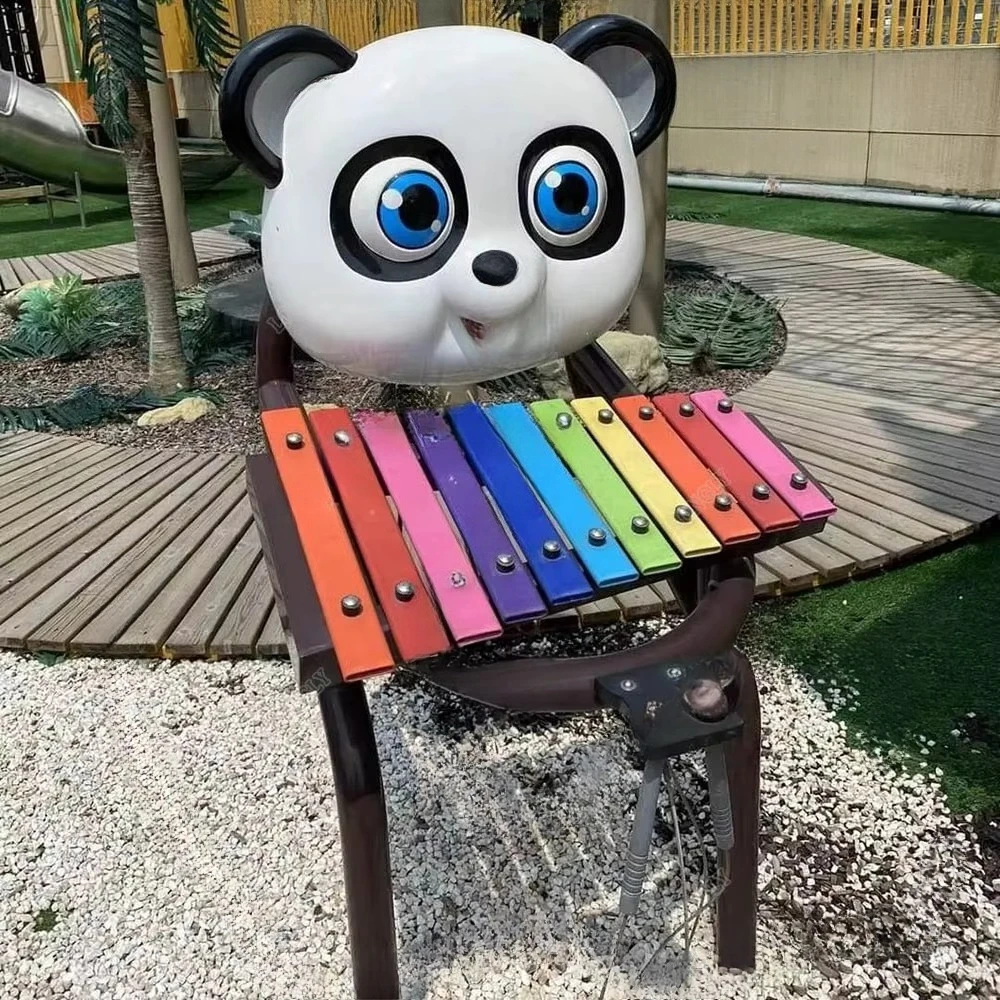 High Quality Panda Outdoor Music Park Playing Equipment Percussion Instrument