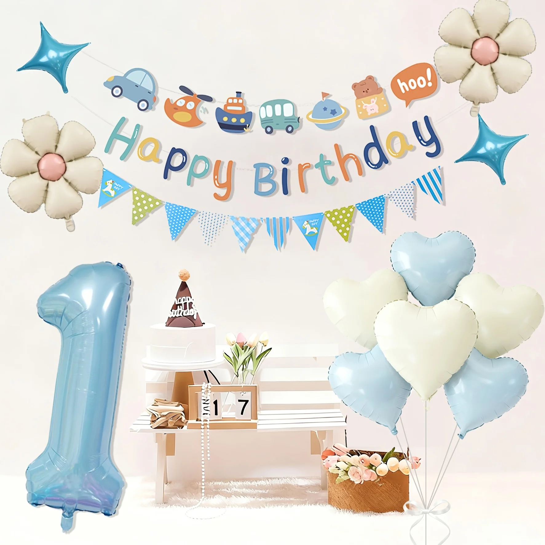 1 Set Banner Selamat Ulang Tah - Car Accessories Banner ulasan dan harga