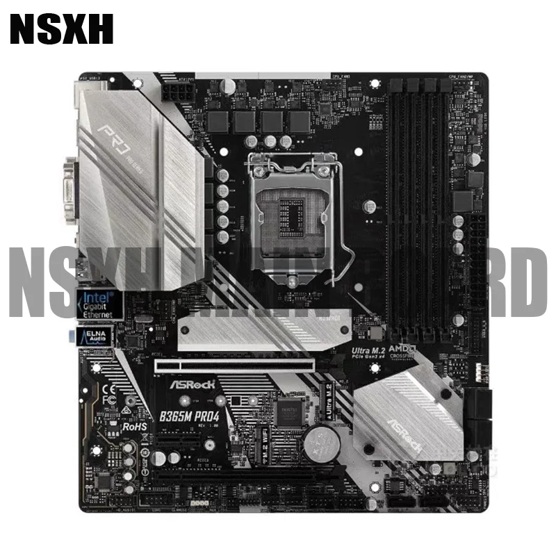 

For B365M PRO4 Motherboard 64GB LGA 1151 DDR4 Micro ATX Mainboard 100% Tested Fully Work