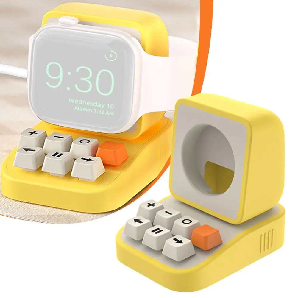 حامل شاحن لساعة أبل iWatch سلسلة حامل شاحن لطيف Ultra2/Ultra/10/9/8/7/6/5/4/3/2/1/SE F8C0 #6