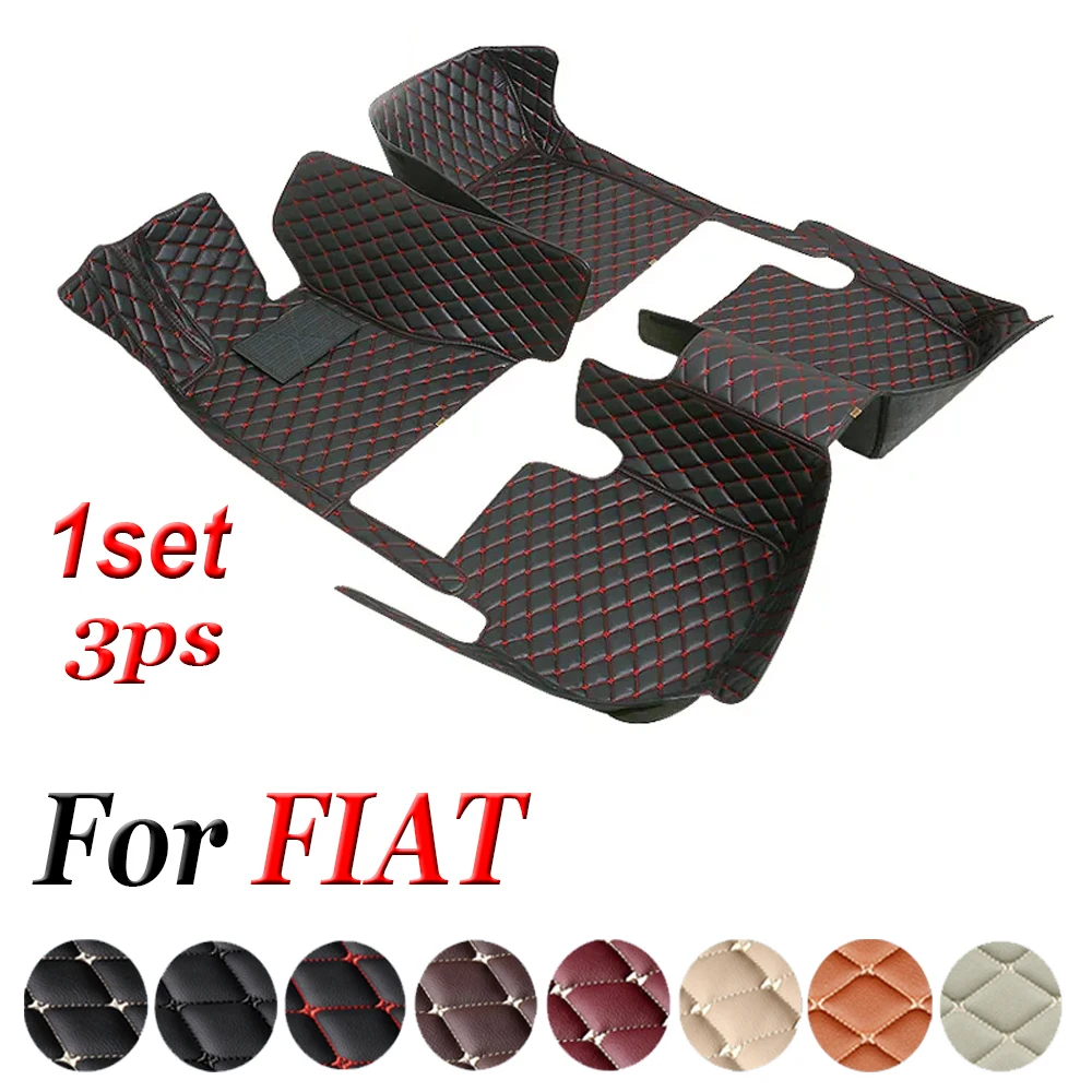 Car Floor Mats For FIAT FIAT tipo 500 500c 500X Barchetta Croma 126p X1 9 Ducato 124 Spider 500L GrandPunto Car Accessories