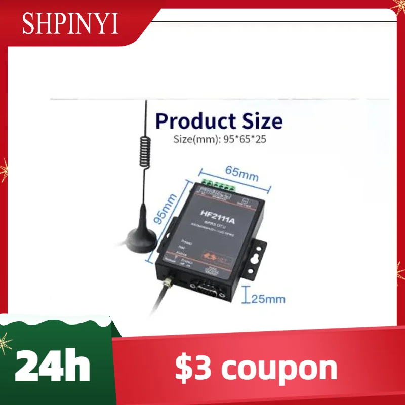 حار بيع المنزل HF2111A الصناعية Modbus المسلسل RS232 RS485 RS422 إلى GPRS محول جهاز الخادم التسلسلي دعم MQTT