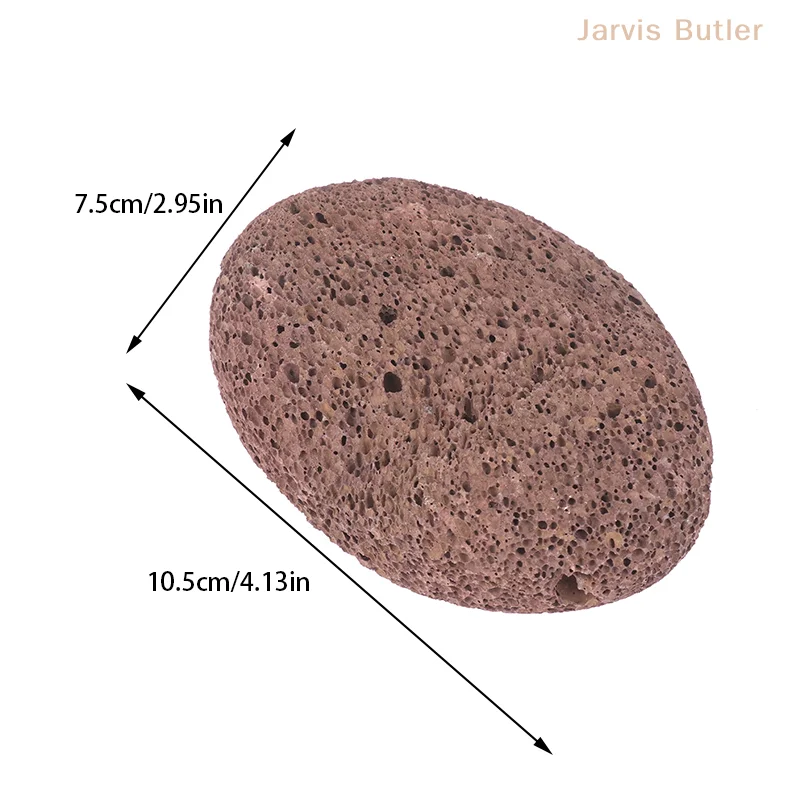 กำจัดหนังด้านหินภูเขาไฟลาวาธรรมชาติ1ชิ้นสำหรับขัดส้นเท้าและฝ่ามือทำความสะอาดผิวอย่างหนักเครื่องมือหินภูเขาไฟขัดกำจัดหนังด้าน