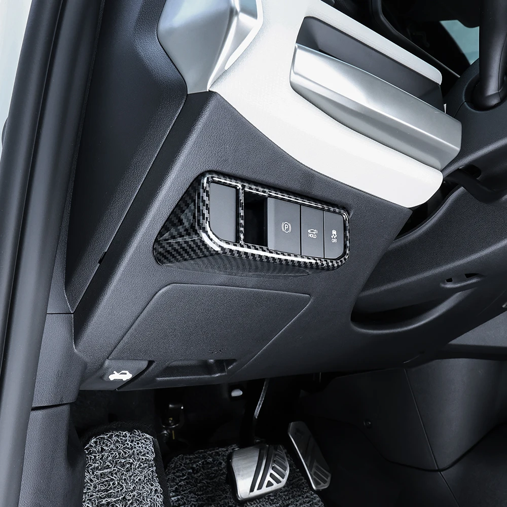 إطار فرامل إلكتروني للسيارات منطقة زر ملحقات الديكور مادة ABS لمحرك اليد اليسرى KIA EV4 2025-2026 #2