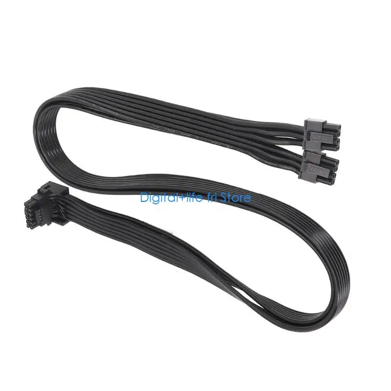 

E06D 16-контактный кабель питания серверного графического процессора, 2x8-контактный шнур преобразования в 12 + 4-контактный для