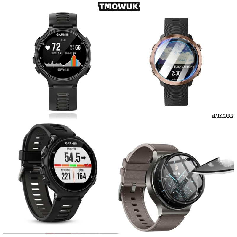 

For Garmin Forerunner 645 735 745 935 945 955 965 970 Fenix 7 7S 7X Pro Ultra - Thin Anti - Scratch Screen Protector