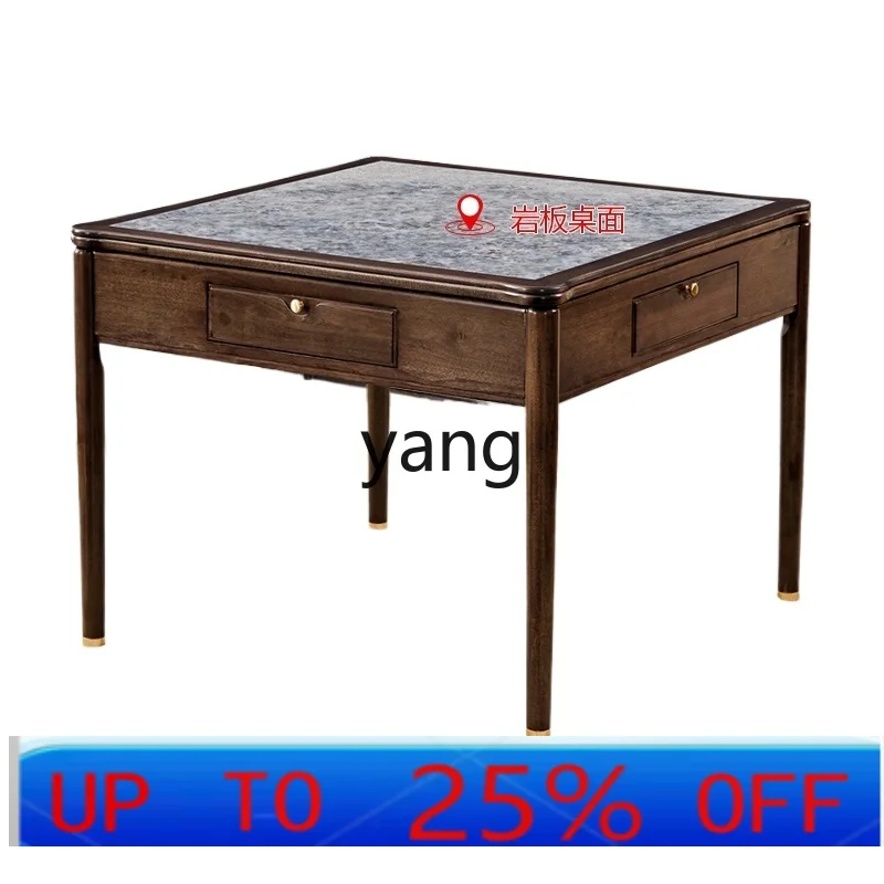 

LMMautomatic mahjong machine mahjong table dining table dual-purpose bass solid wood