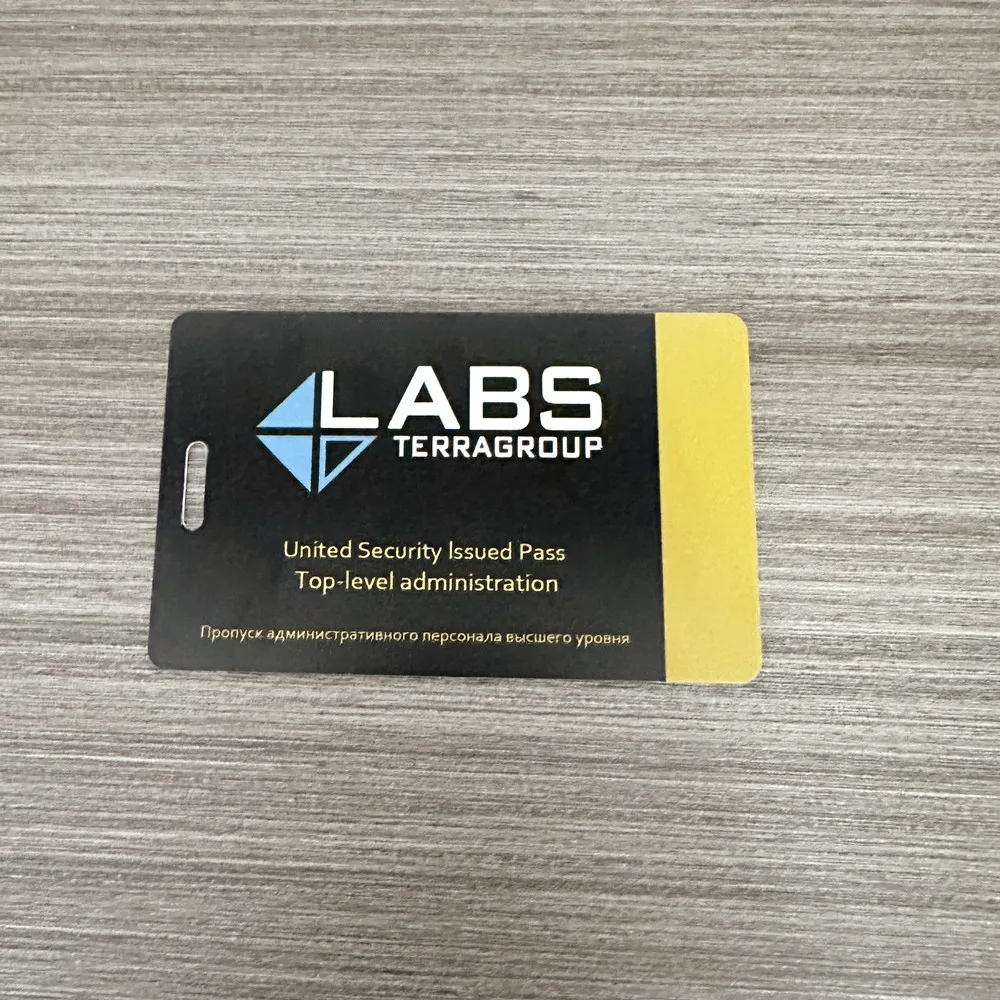 Escape from Tarkov Red Card, TerraGroup Labs, Accessoires pour cartes à clés, 0.84mm