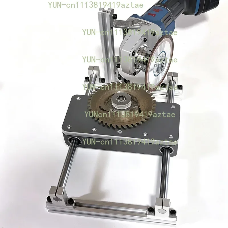 Saw Blade Sharpener Quick Tooth Sharpening, Multifunctional Angle Grinder Adapter Woodworking Cutting Edge Sharpening Tool