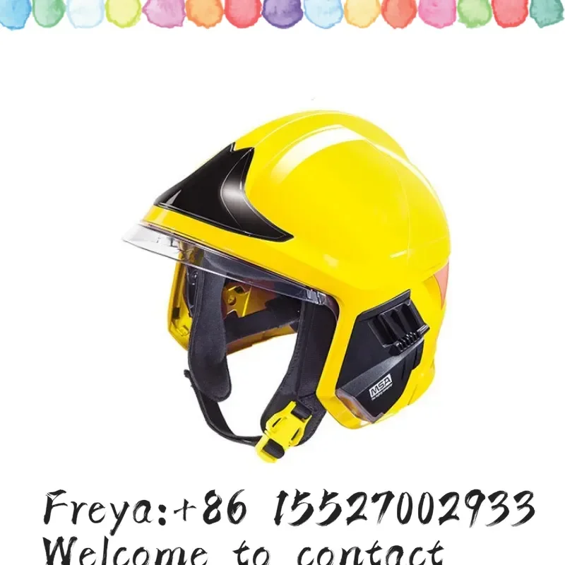 MSA Messian F1XF Fire Helmet/Rescue Helmet Firefighter Equipment Impact Resistant Helmet Transparent Eye Mask view 2