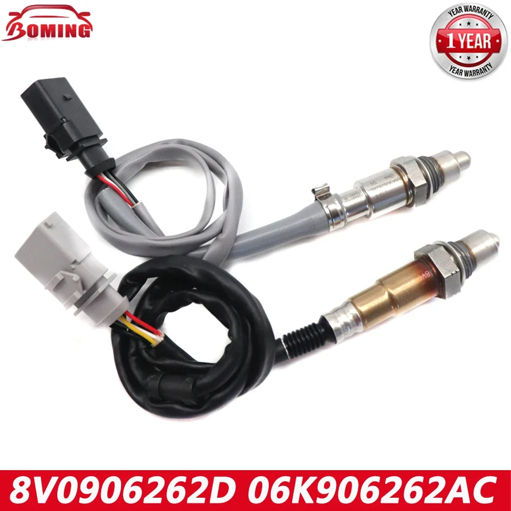 2x 8V0906262D 06K906262AC Up&Downstream O2 Oxygen Lambda Sensor For Audi A3  S3 TT For Volkswagen GTI Golf R 2.0L