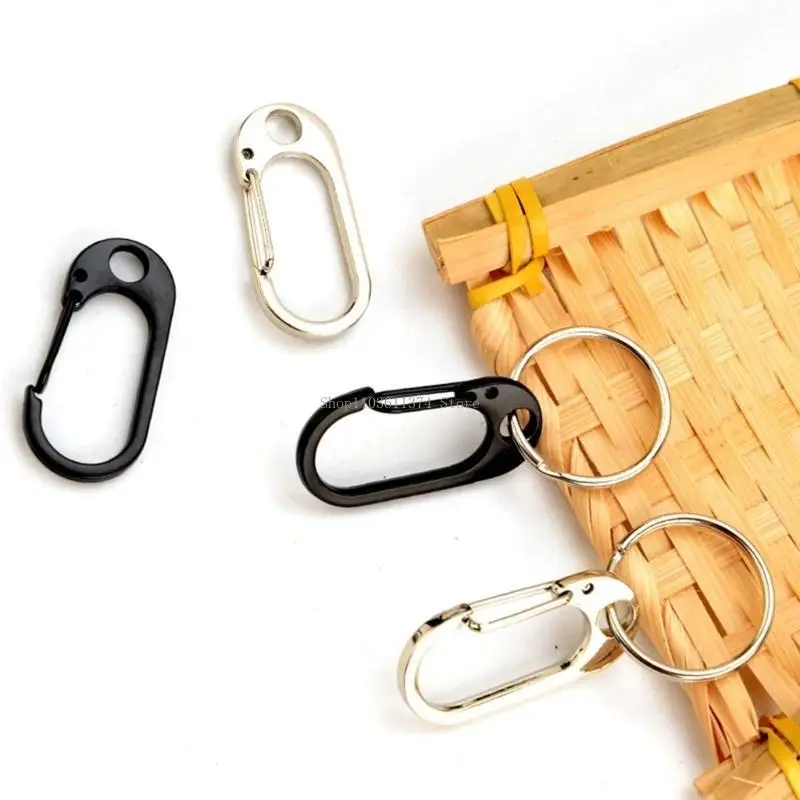 

Zinc Alloy Belt Keychain, Multifunctional Keychain Buckle Multipurpose Carabiner Clip Holder for Camping Hiking