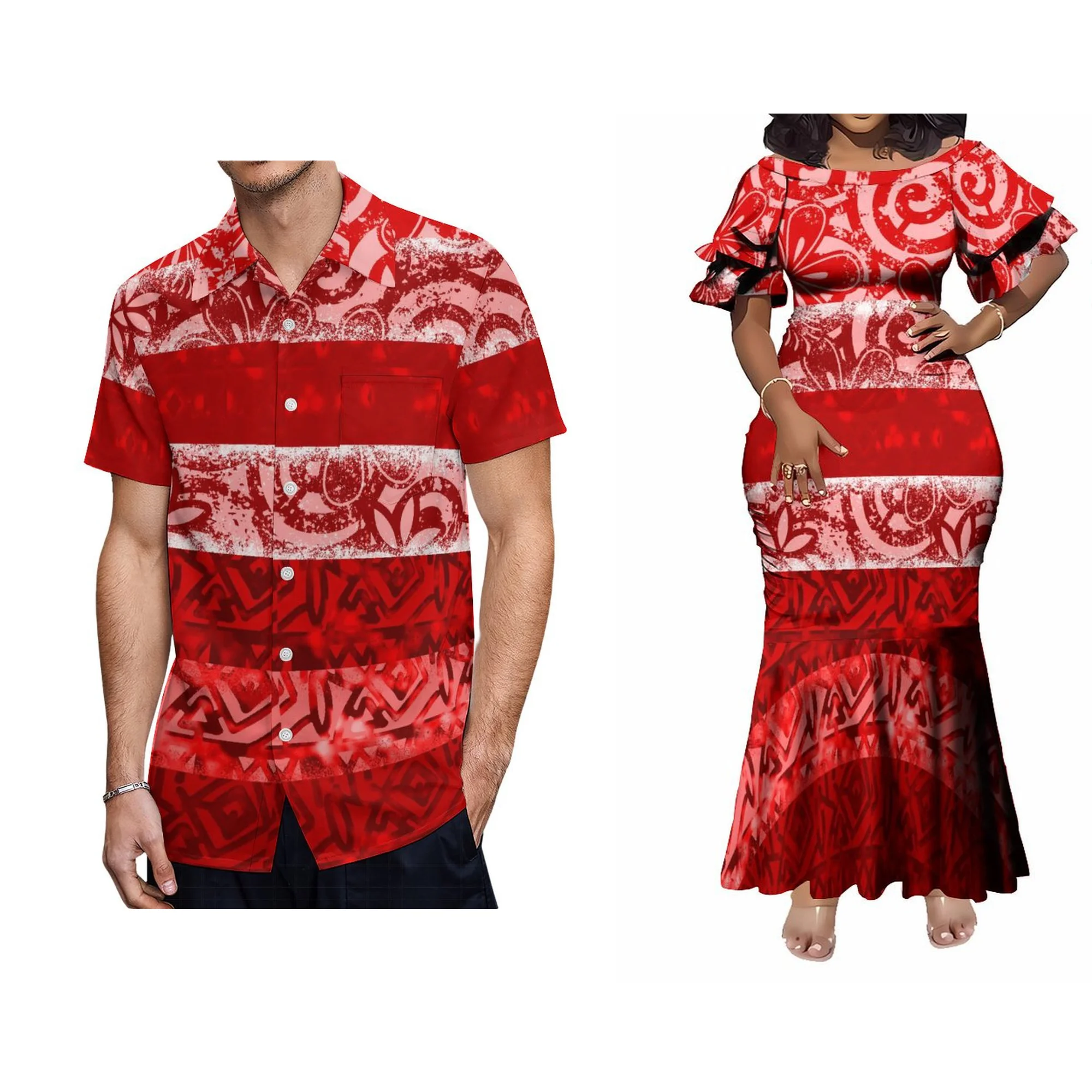 Hot Sale Tribal Mermaid Dresses Cozy Us Sizes Wholesale Merch Beach Fit Women Mermaid Dress