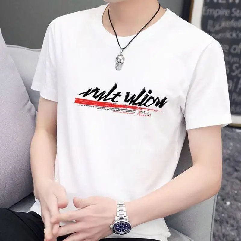 تي شيرت رجالي عالي الجودة مطبوع عليه عام 2025 من ort Sve تي شيرت صيفي عصري ماركة f Sve لون من الحرير الجليدي للجسم irt Polyes... #4