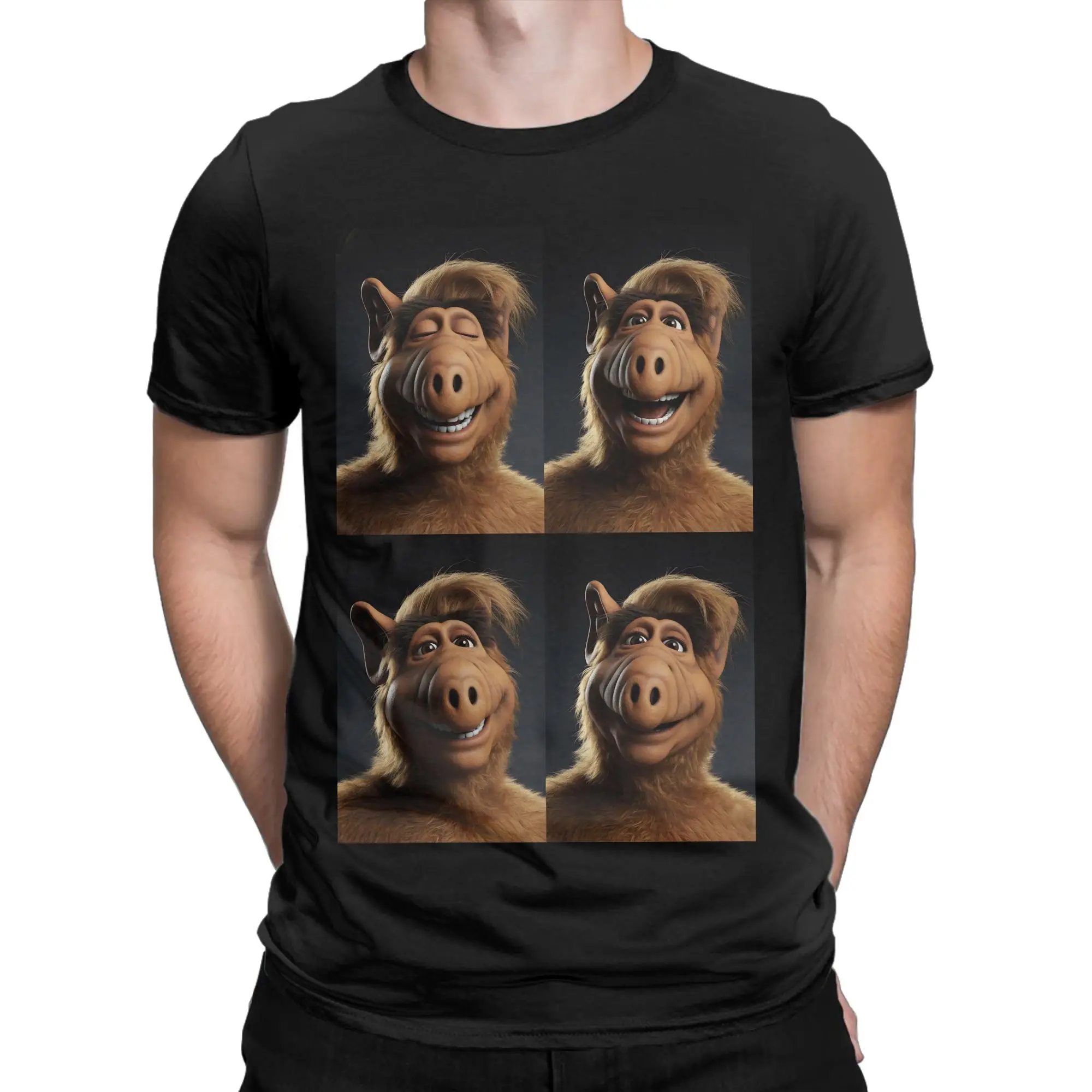 Men Women's Alf  Alien Life Form Comedy  T Shirts  Cotton Clothing Fashion Short Sleeve Crew Neck Tees New Arrival T-Shirts