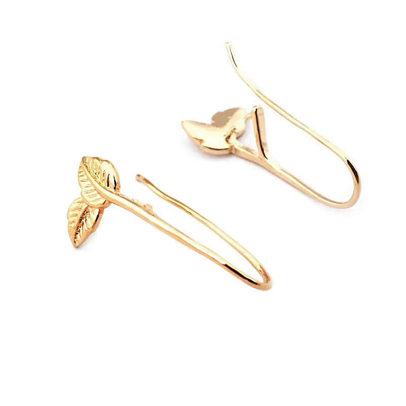 18K Gold Color Brass with Star Earrings Hooks High Quality Diy Jewelry Making Supplies Necklace Earrings Accessories for Women
