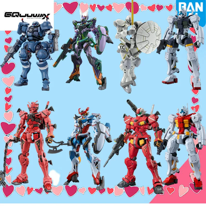 

In stock Bandai Original HG 1/144 Gundam GQuuuuuuX GFreD RGM-79 LIGHT-TYPE GUNCANNON Anime Action Figure Assembly Model Toys