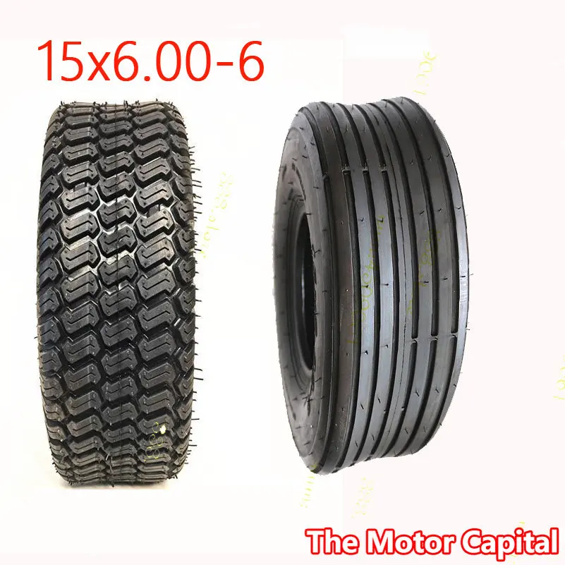 

15 Inch Vacuum Tire for Electric Scooter Wheels Front Rear Tires 15x6.00-6 15x6.00-8 Wheel Motor Tubeless Tyre