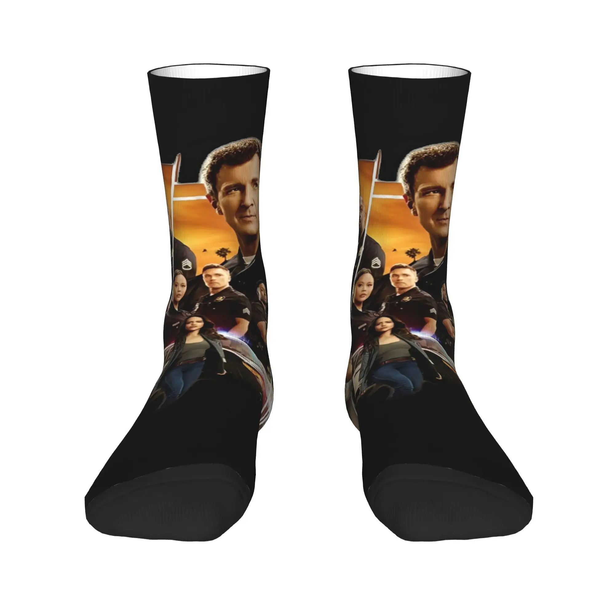 The Rookie TV Show Socks جوارب جديدة ربيعية غير قابلة للانزلاق للرجال جوارب دافئة وناعمة للتسلق