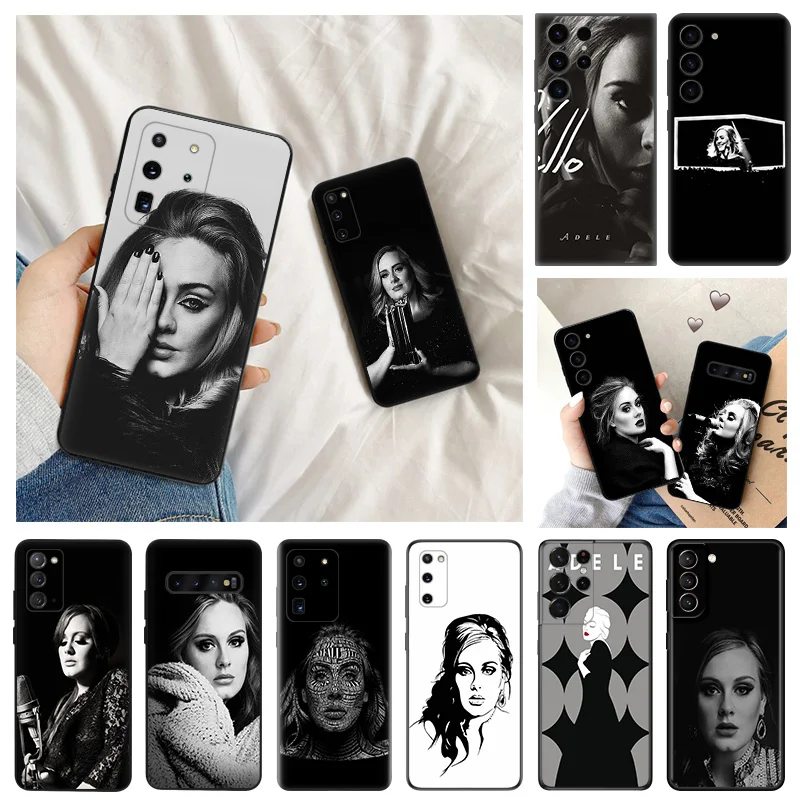 Phone Cases For Samsung S24 Plus Note20 Ultra S23 FE S22 S21 S20 Adele Galaxy S10 Lite Soft Shell Case Cover