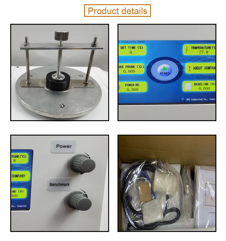 2026SKZ1061C Solid Liquid Powder Paste Colloid Granule Testing TCA Thermal Conductivity Analyzer for Building Material Testing
