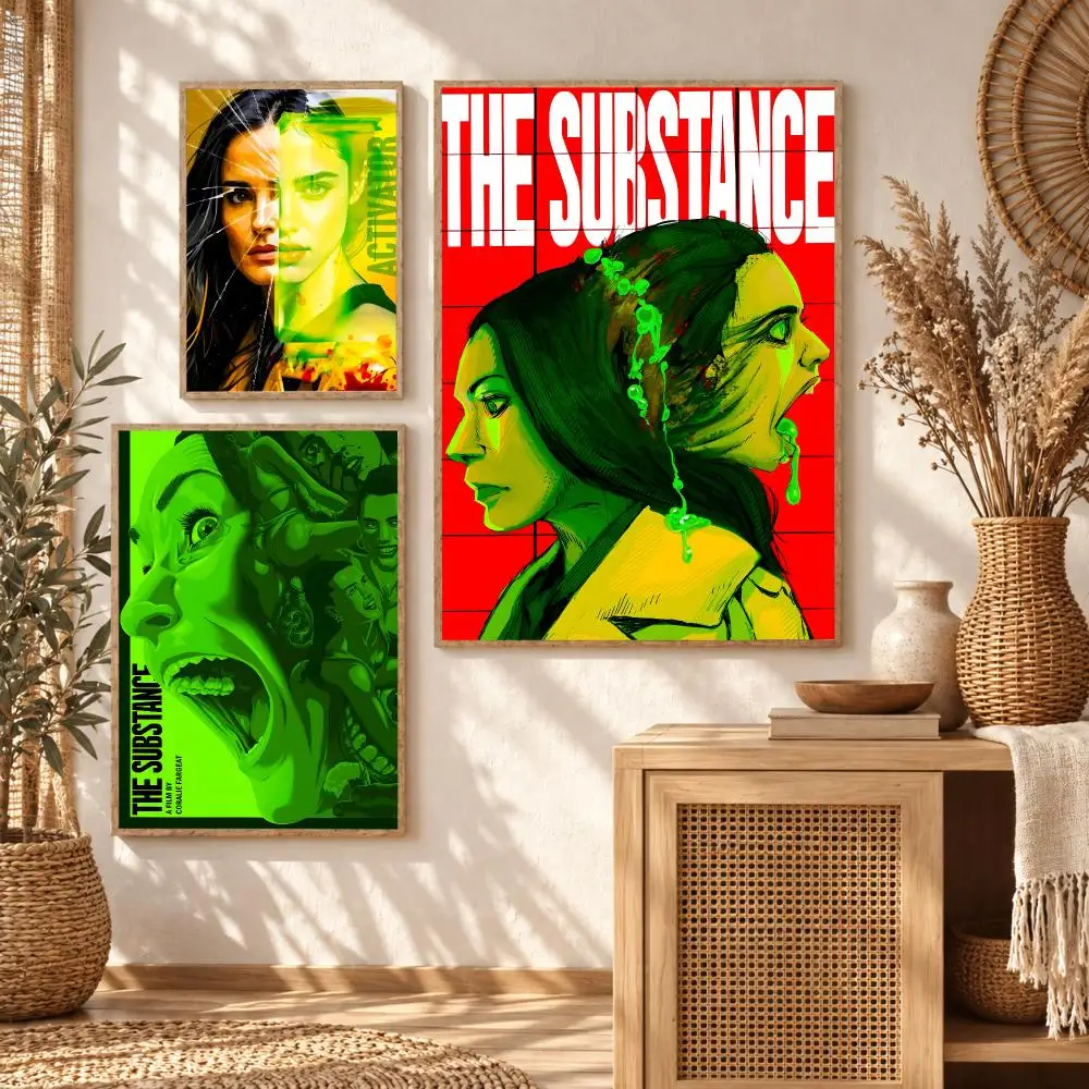 Eerie Movie The S-Substance Painting Calligraphy Modern Canvas Wall Art Prints for Living Room Decor | Wall Decals