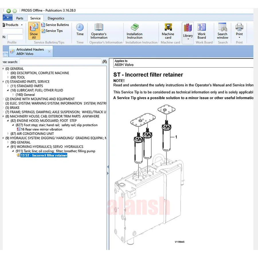 2019 for Vov PROSIS Product Support Information System Construction Equipment EPC (Parts+Repair) + Activator Cracked