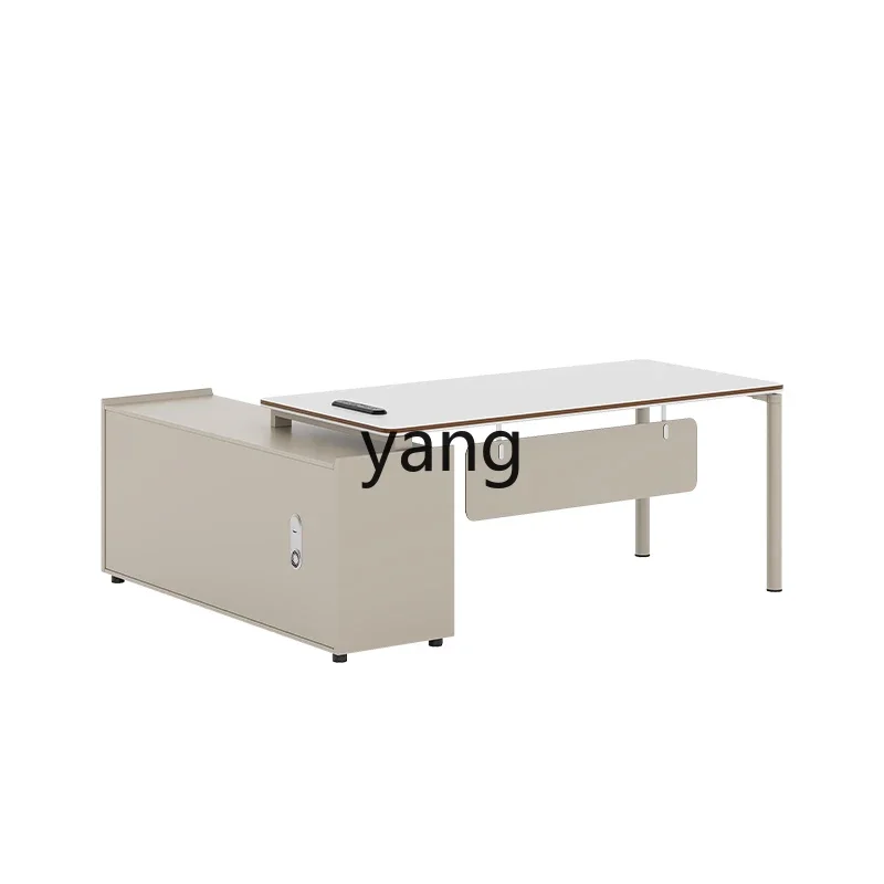 

Lmm simple modern office desk and chair combination single office furniture table