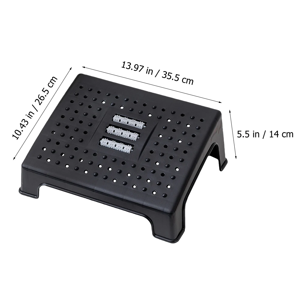 

Pedal Foot Rest Desk Footrest under Footstool for Relax Ergonomic Office Sofa Leg